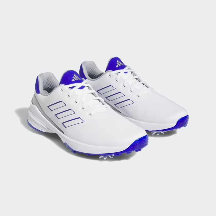Adidas Men's ZG23 Golf Shoes by ParWestGolf, featuring sporty design and breathable material for comfortable golf play.