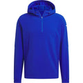 Adidas Ultimate365 Anorak golf hoodie in black, lightweight waterproof jacket with hood, designed for golf, by ParWestGolf.