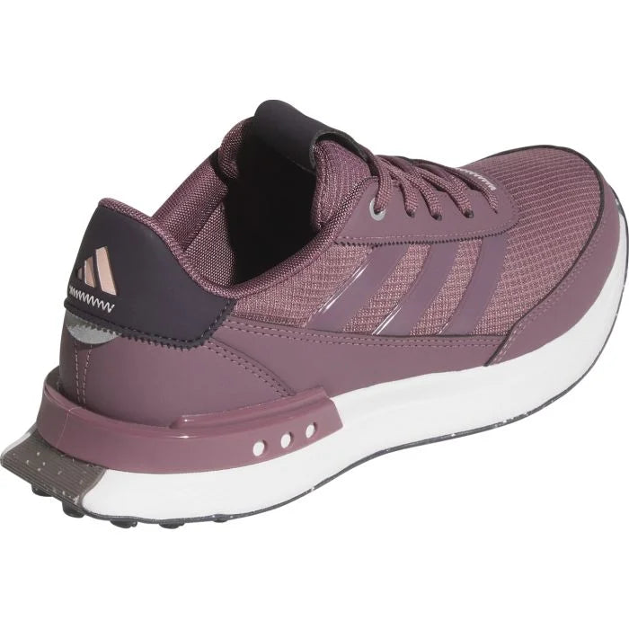 Adidas women's S2G Spikeless 24 golf shoes with white and gray design, lightweight athletic shoes for golf, by ParWestGolf