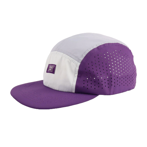 Crushable 5-Panel Camper Hat - Purple/Gray - OVERLANDERS Outfitter
