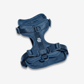 Blue AdventurePro Harness by The Wild Paw, a secure adjustable harness for outdoor adventures and pet safety.