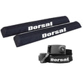 DORSAL Aero Roof Rack Pads 28 Inch Wide with Locking Straps - Pack of 4 for Car Surfboard Kayak SUP Long - OVERLANDERS Outfitter