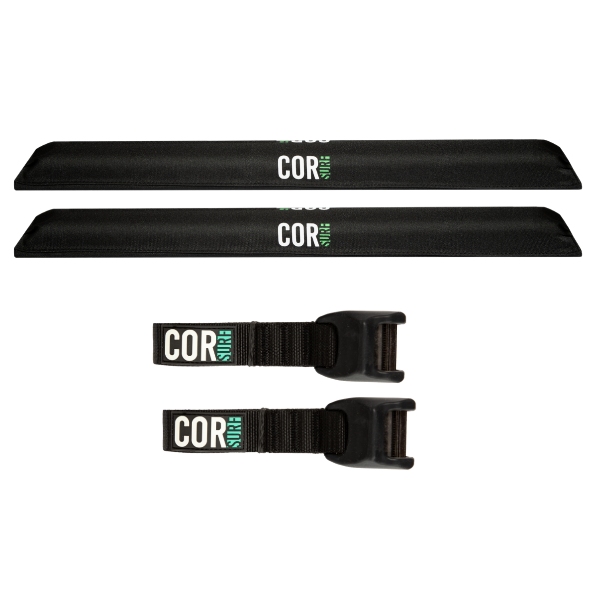 Aero Roof Rack Pad with 10' Scratch-Resistant Tie Downs(Flat Bars) - OVERLANDERS Outfitter