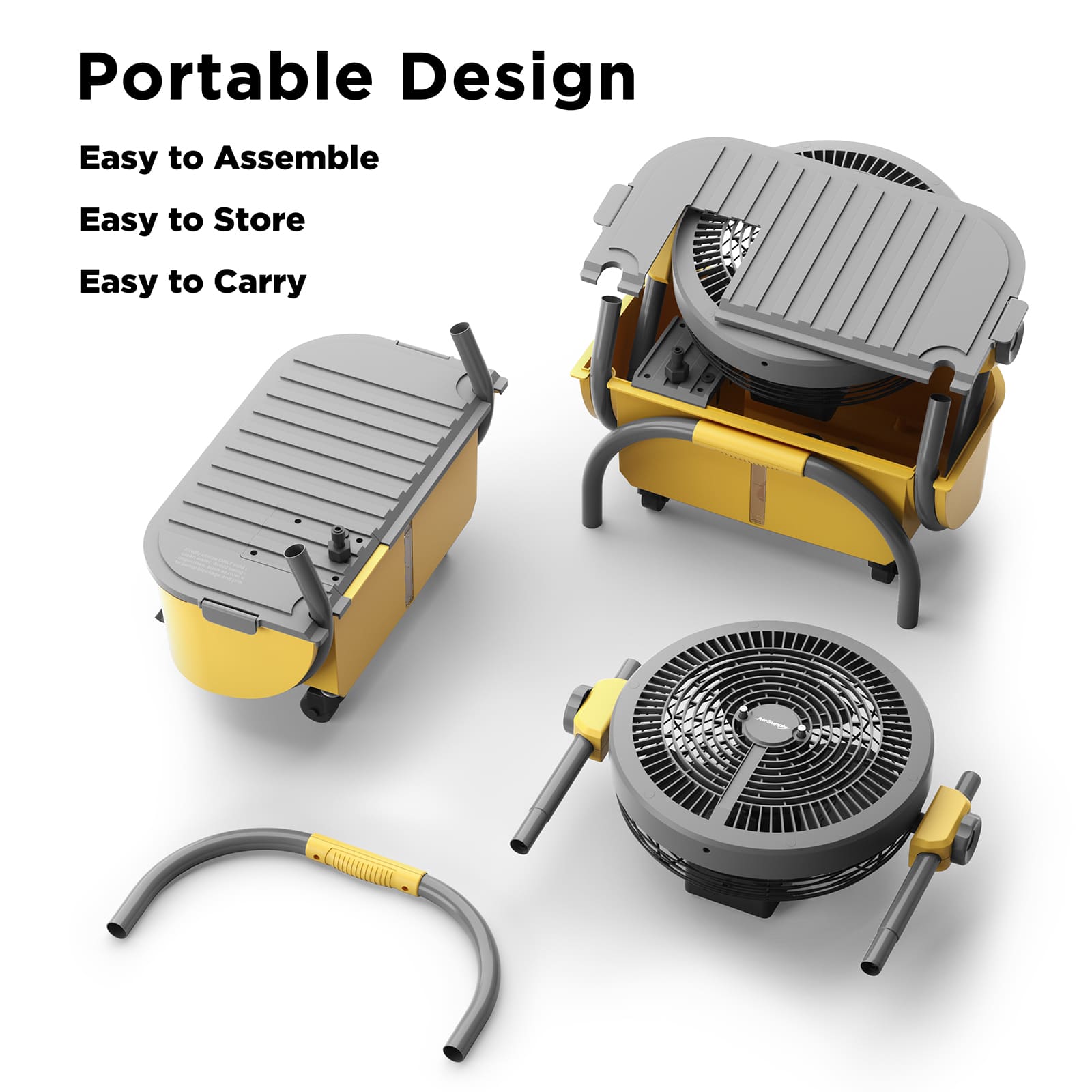 AirSupply MS12 Portable Mist Fan, 11L Tank & Up to 50H Runtime - OVERLANDERS Outfitter
