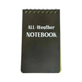 Recycled Firefighter all-weather notebook with durable cover, ready for outdoor writing in any conditions.