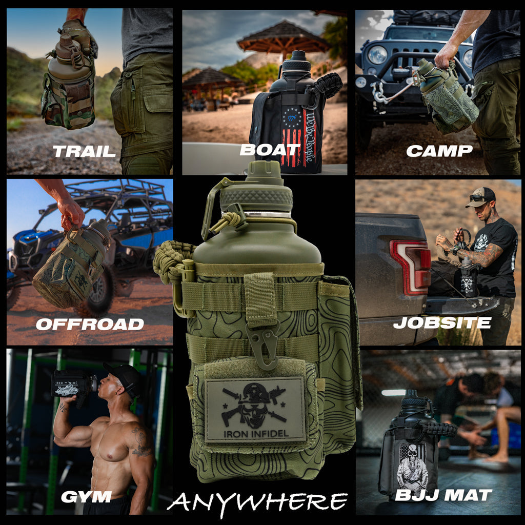 64oz Battle Bottle Water Bottles - We The Collective