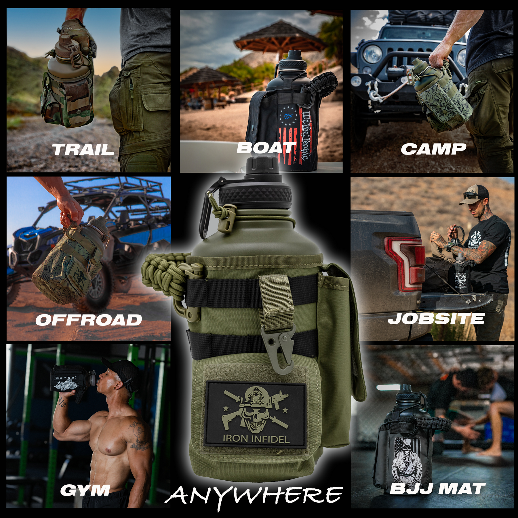 64oz Battle Bottle Water Bottles - We The Collective