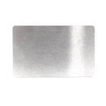 Two aluminum RFID blocker cards from Recycled Firefighter, designed to protect against electronic theft and data skimming.