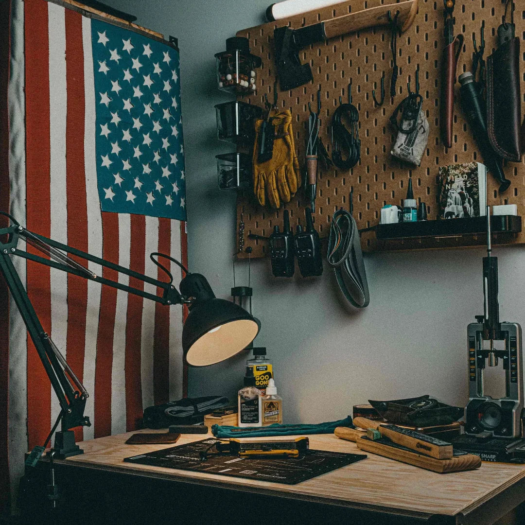American Flag - Fire Hose & Arid Border - OVERLANDERS Outfitter