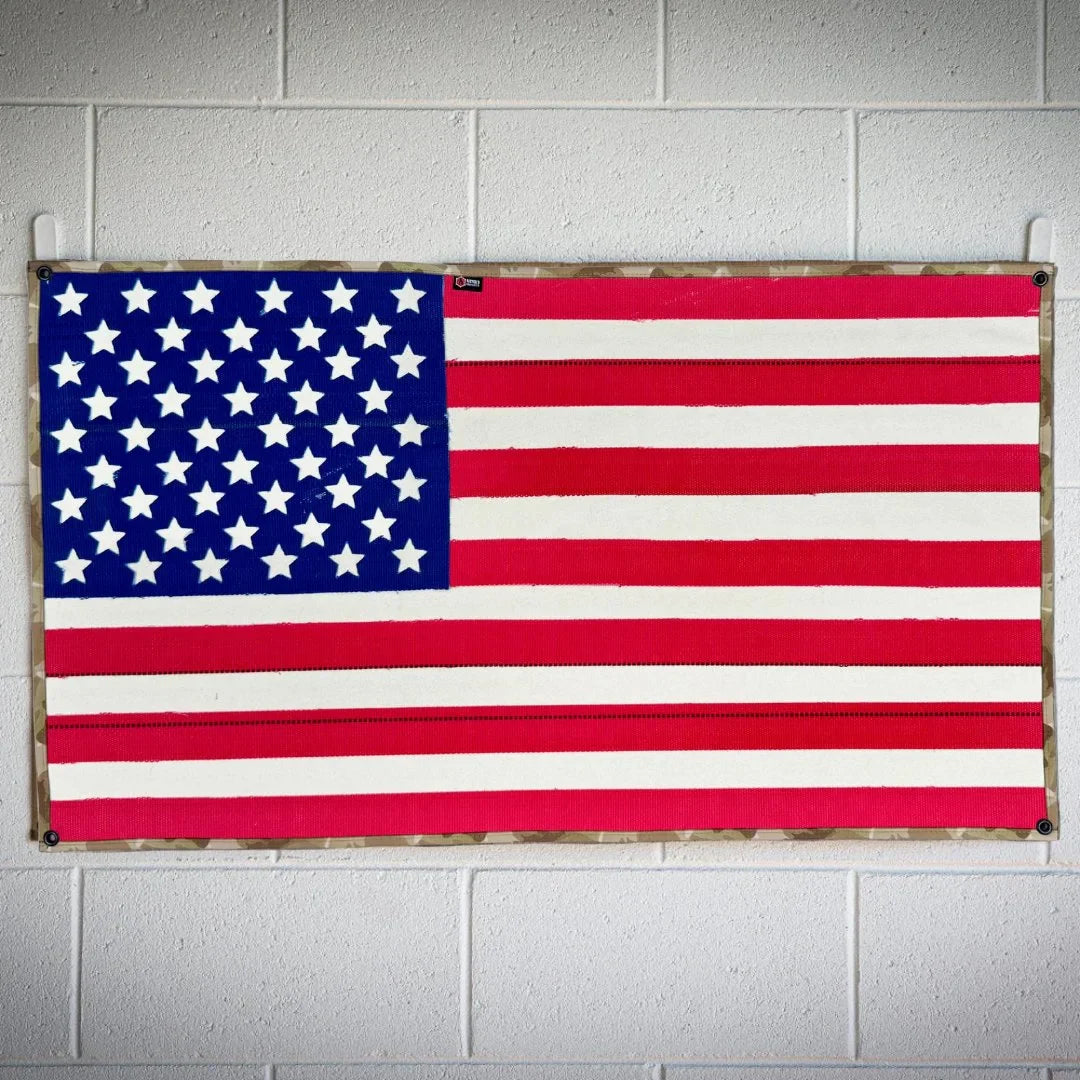 American Flag - Fire Hose & Arid Border - OVERLANDERS Outfitter