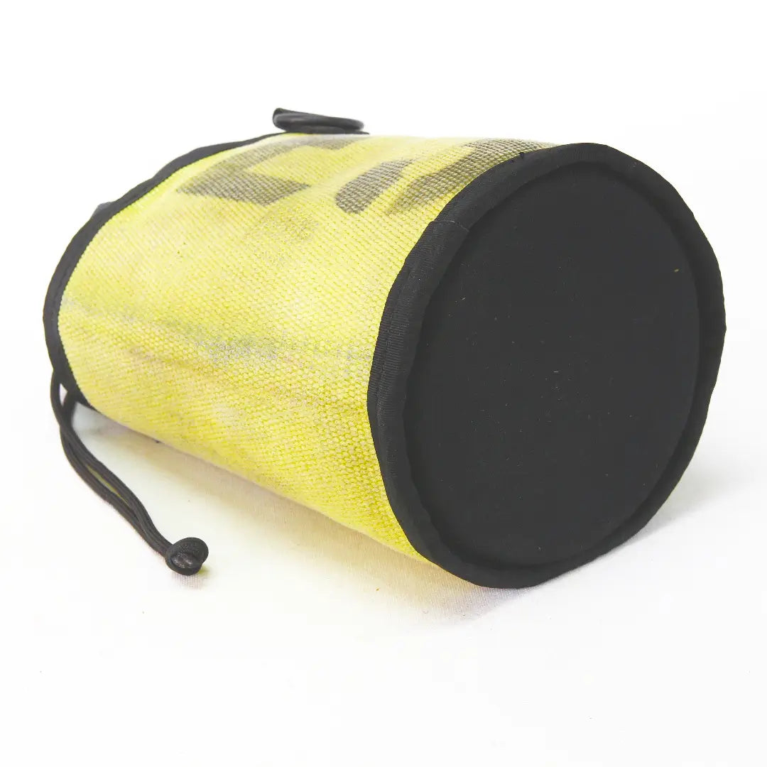 Recycled Firefighter ammo gear bag featuring durable fabric and multiple compartments for organization and storage.