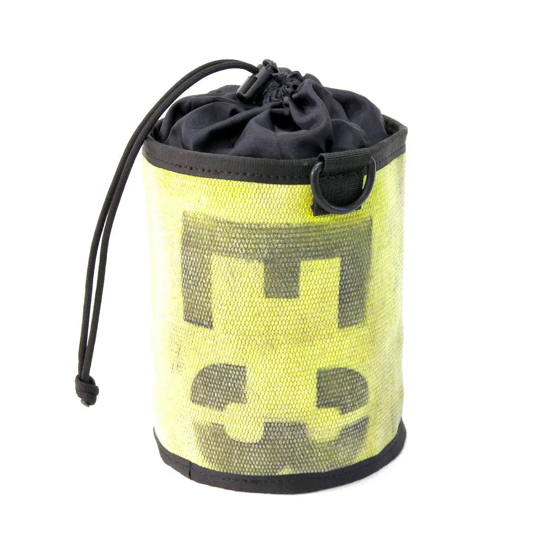 Recycled Firefighter ammo gear bag featuring durable fabric and multiple compartments for organized storage.