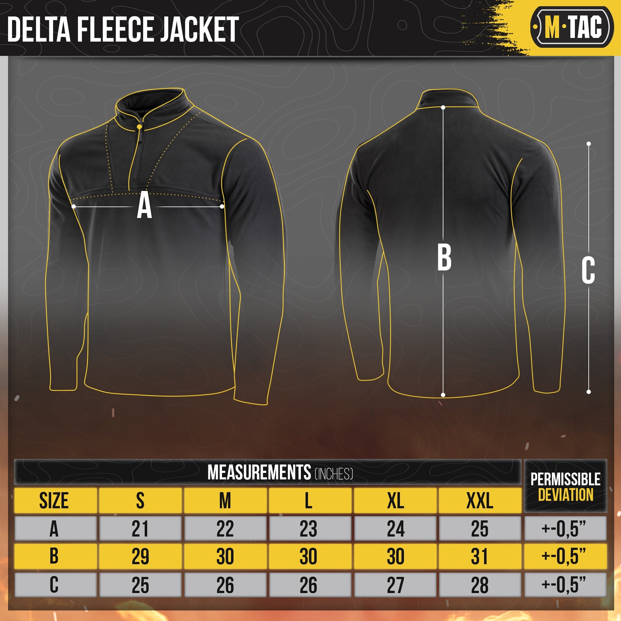 M-Tac Delta Fleece Jacket - Tactical Underwear Top Sweater 1/4 Zip - We The Collective