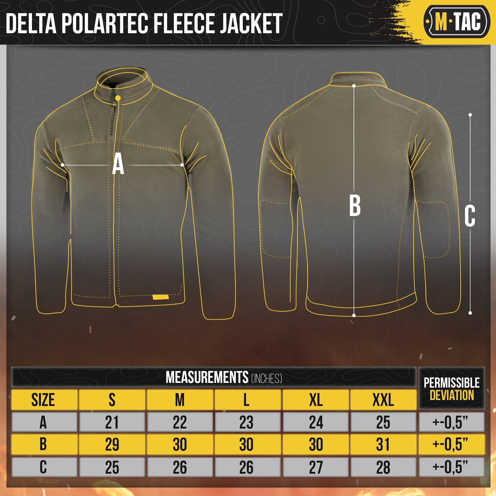 M-Tac Delta Polartec Fleece Jacket - We The Collective