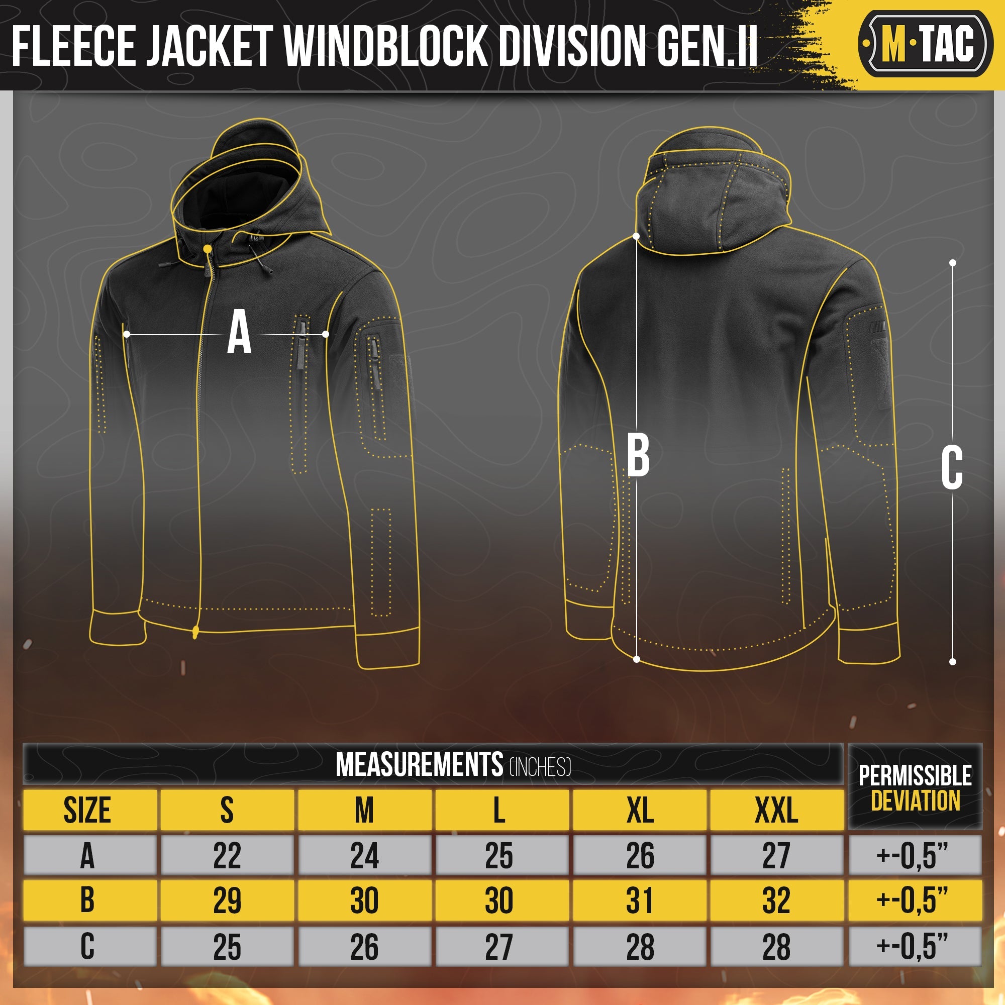 M‑Tac Fleece Jacket Windblock Division Gen II - We The Collective