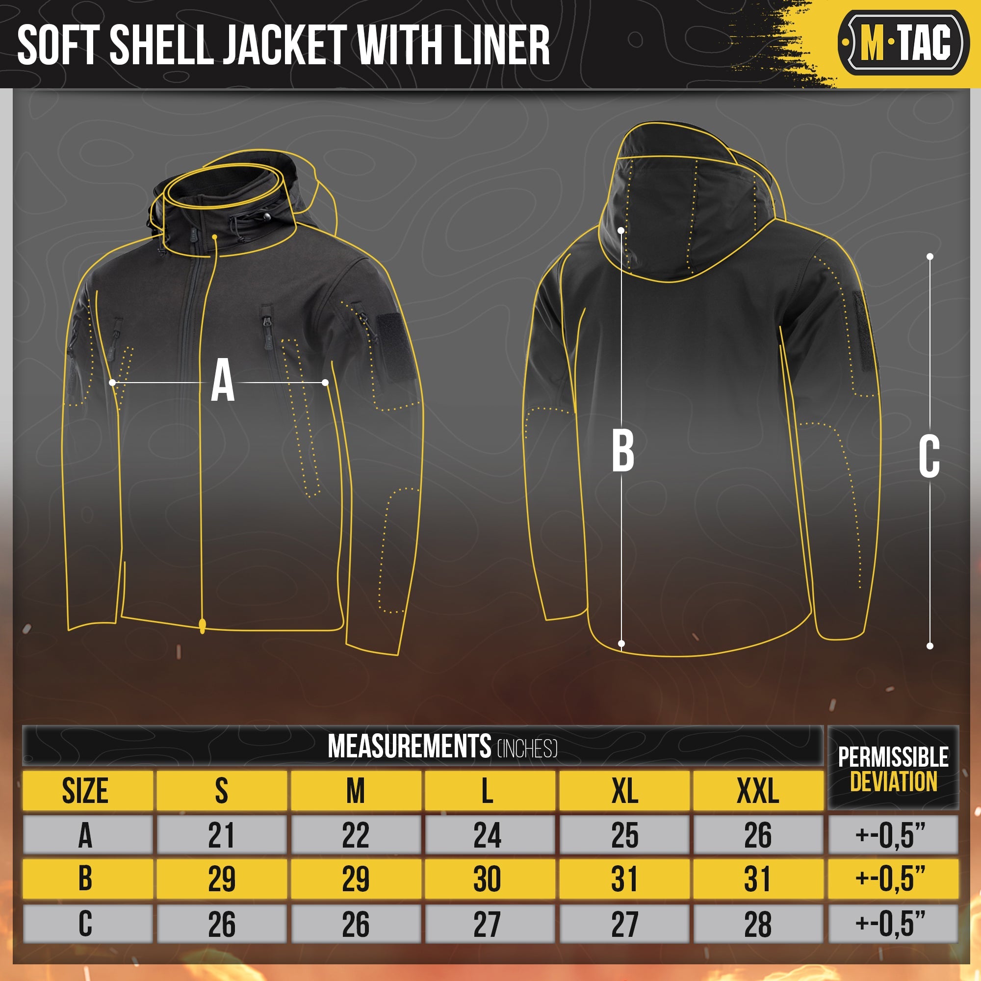 M‑Tac Softshell Tactical Jacket with Fleece Liner - We The Collective