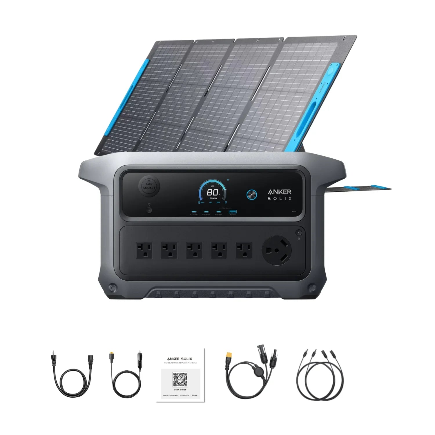 Anker SOLIX C2000 Gen 2 Portable Power Station | 2048Wh | 2400W | 800W Solar Input - We The Collective