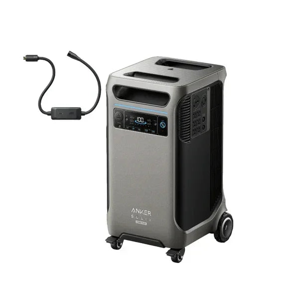 Anker SOLIX F3800 Plus Portable Power Station + Gas Generator Adapter/Cable - OVERLANDERS Outfitter