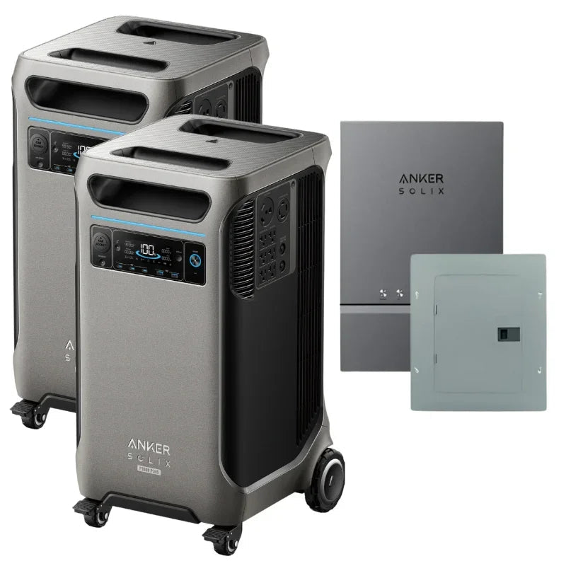 Anker SOLIX F3800 Plus Portable Power Station x2 + Home Power Panel + Sub Panel - OVERLANDERS Outfitter