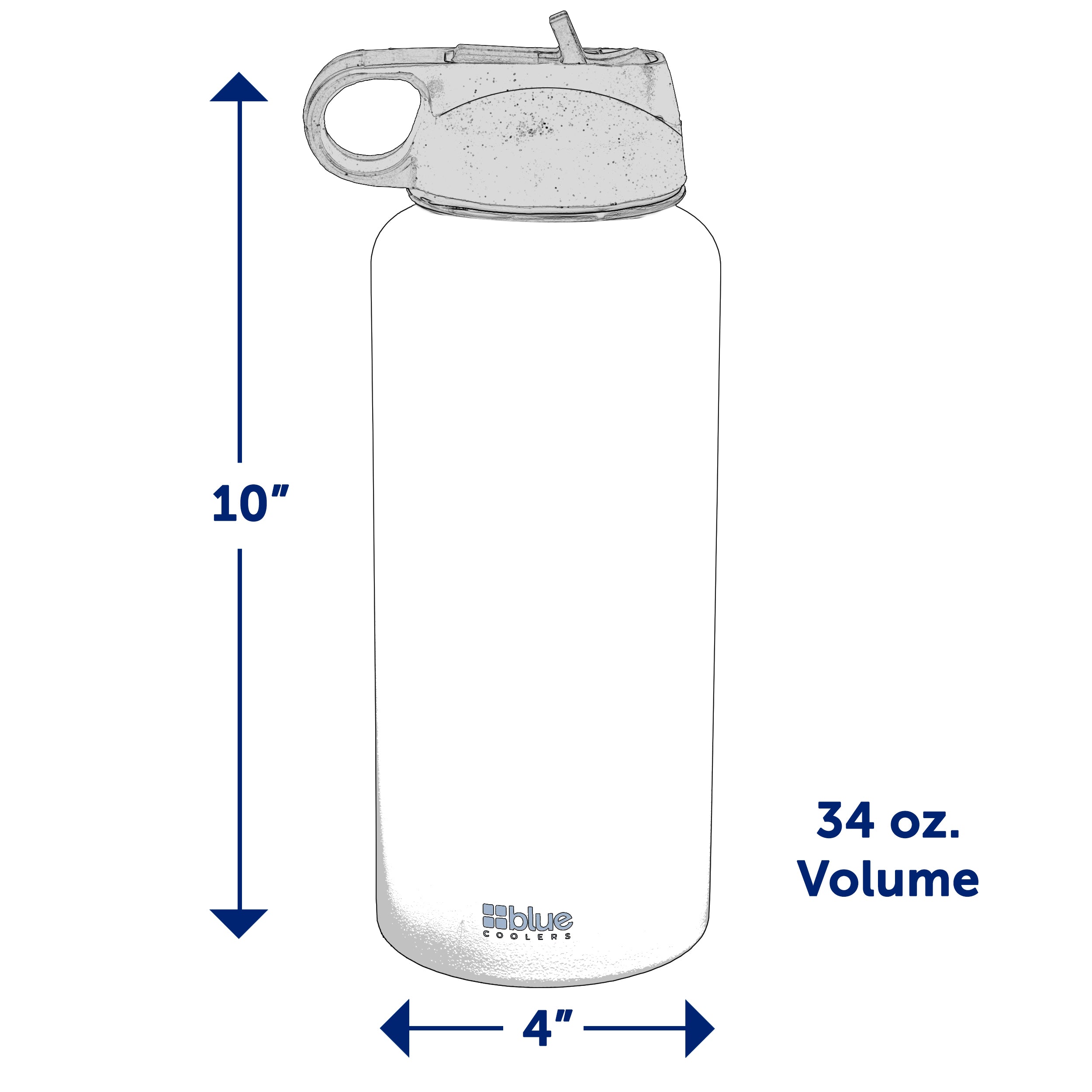 Drinkware - 32 oz. Steel Double-wall Vacuum Insulated Flask (Flip Top Lid) - OVERLANDERS Outfitter