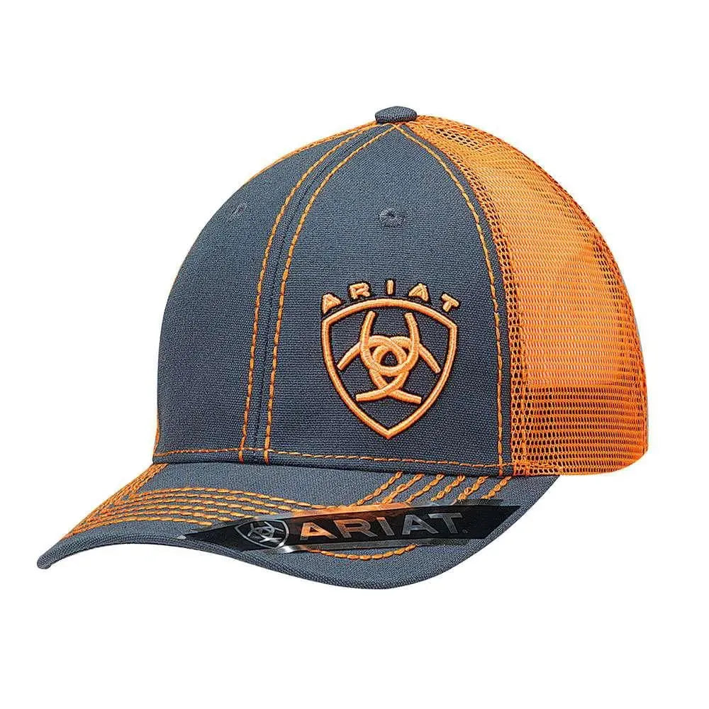 Ariat Raised Orange Shield - Trucker Cap - OVERLANDERS Outfitter