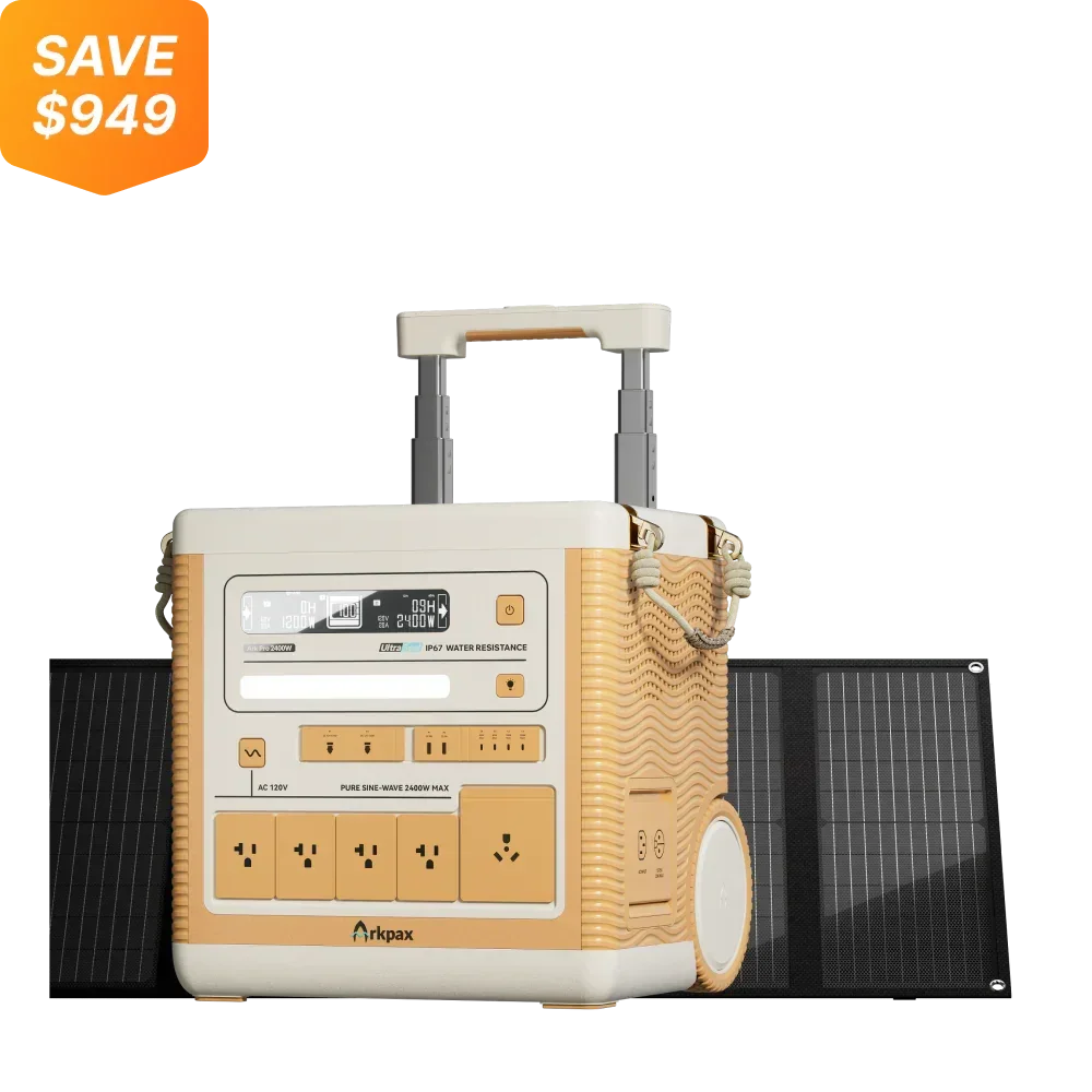 Arkpax Ark PRO 2400W: IP67 Rating Professional - Grade Portable Power Station - OVERLANDERS Outfitter