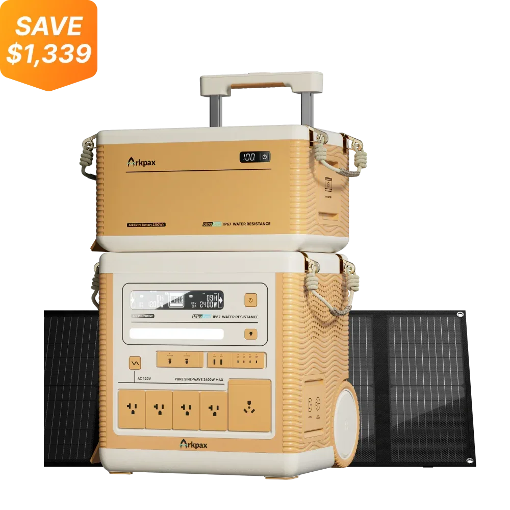 Arkpax Ark PRO 2400W: IP67 Rating Professional - Grade Portable Power Station - OVERLANDERS Outfitter