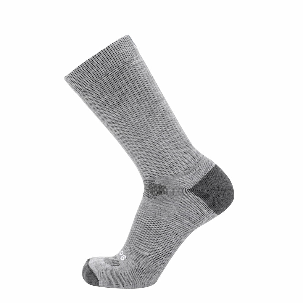 3 Pack Ash - Casual Crew Midweight Merino Wool Sock - OVERLANDERS Outfitter