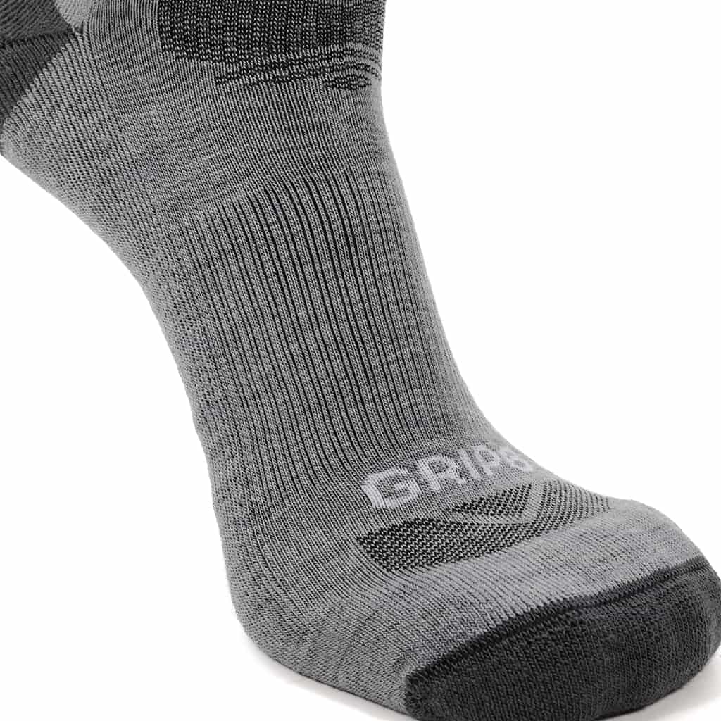 3 Pack Ash - Casual Crew Midweight Merino Wool Sock - OVERLANDERS Outfitter