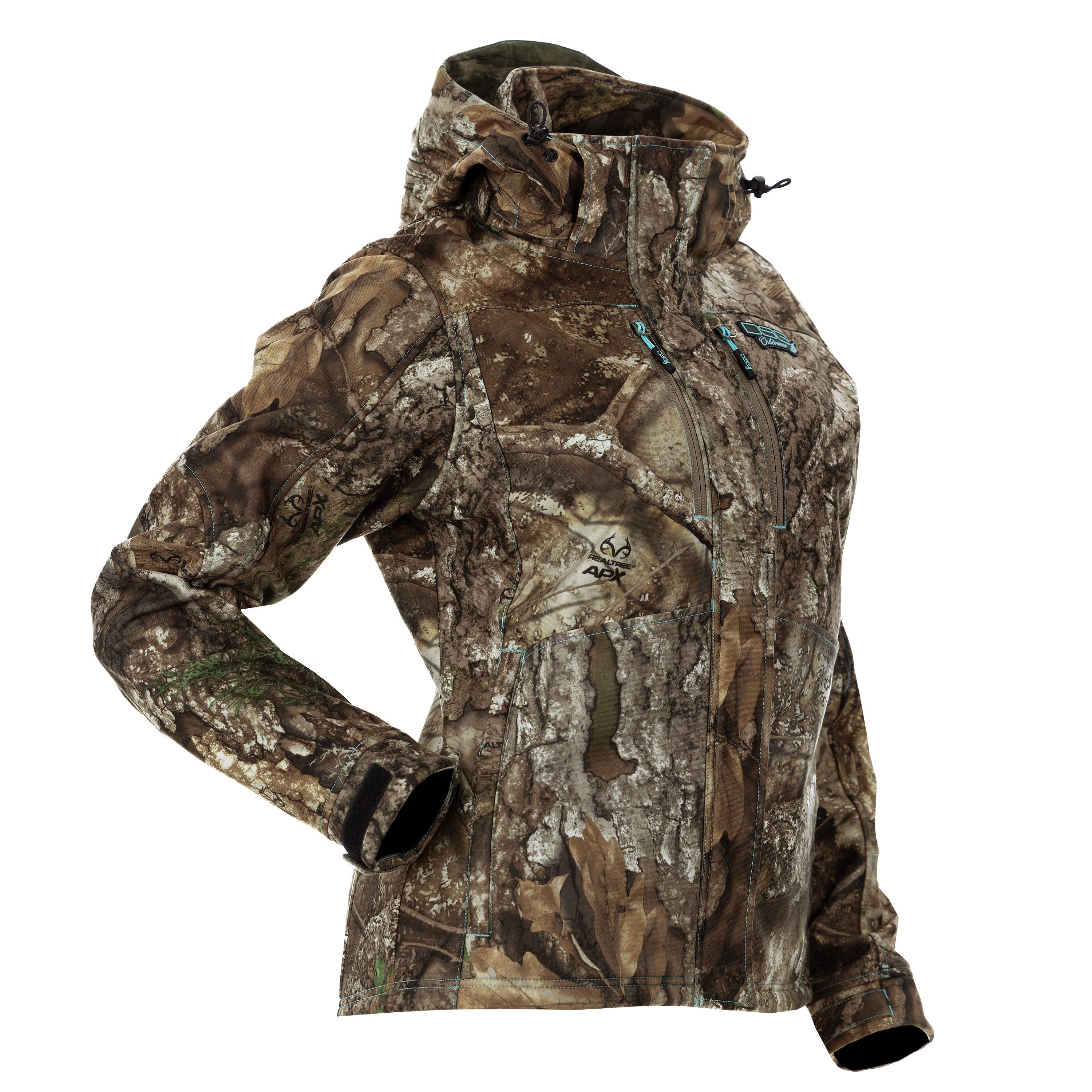 Side view of DSG OUTERWEAR Ava 3.0 jacket, showcasing its stylish design and lightweight fabric.