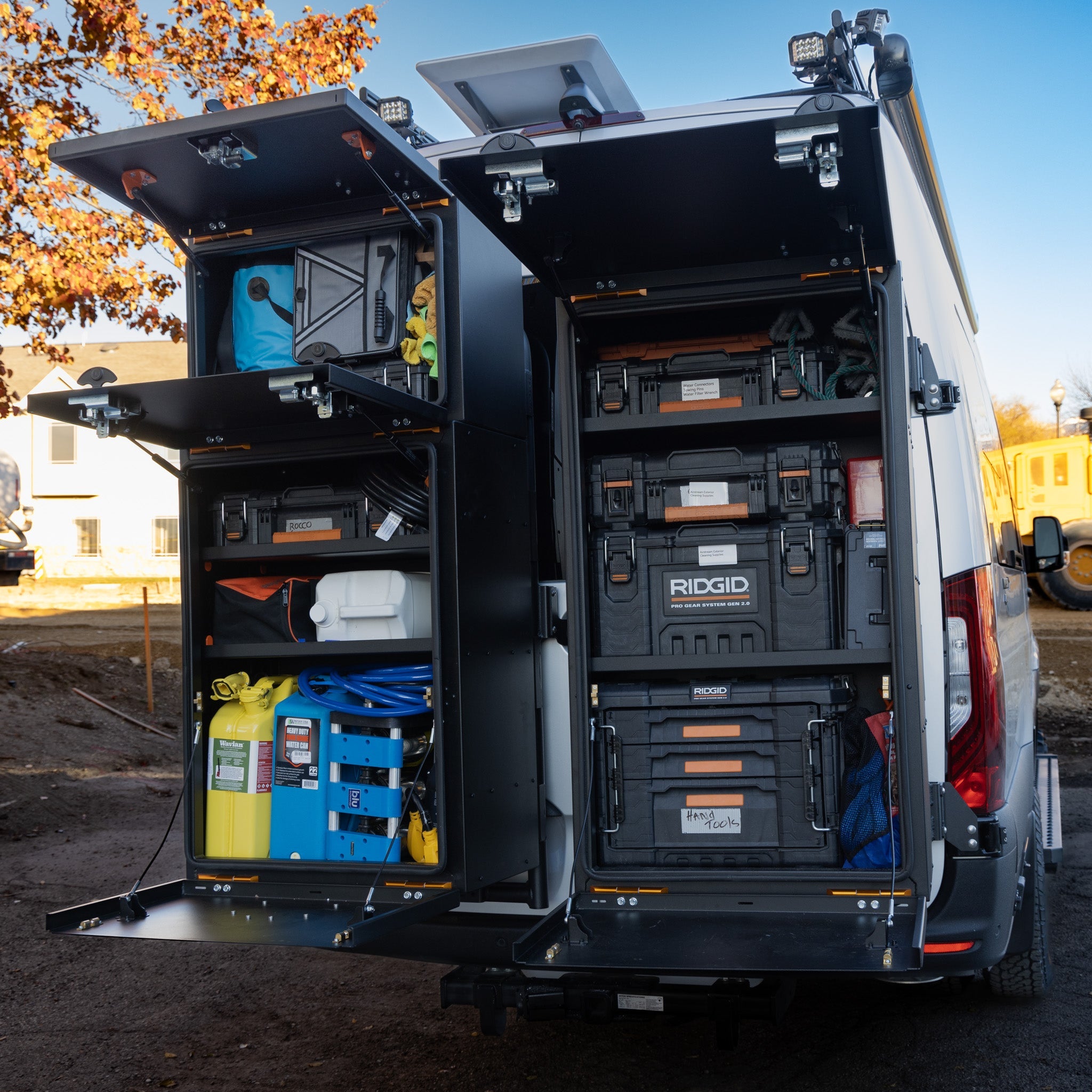 Open Avatar Mega Storage Box by Avatar Offroad showing spacious interior and durable construction for organization.