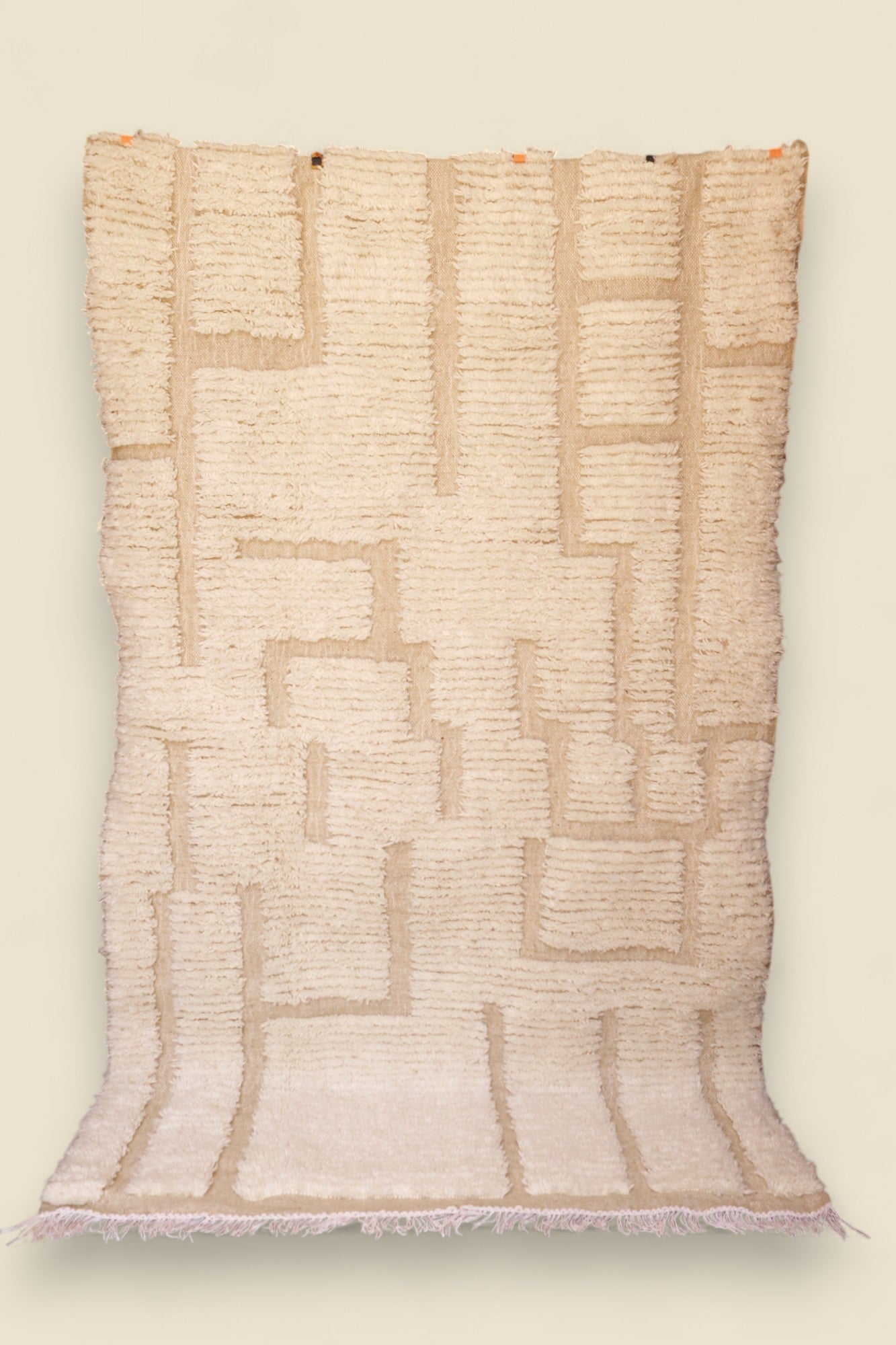 Ayla Berber Moroccan Rug – Handwoven Cream Wool Area Rug - We The Collective