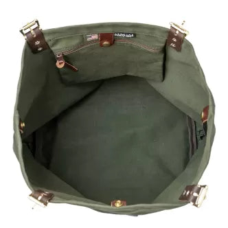 Backcountry Sportsman market tote with sturdy handles and spacious interior, perfect for shopping or outdoor activities.