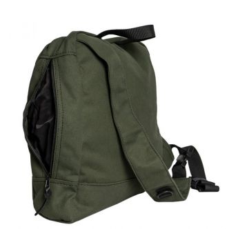 Backcountry Sportsman blind bag shown from side view with adjustable strap and compact design for outdoor adventures.