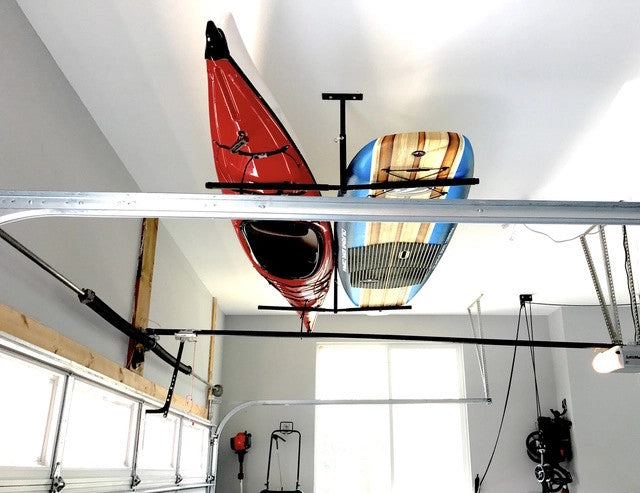 Hi-Port 2 | Adjustable Ceiling Storage Rack | Double | Holds 150 lbs - OVERLANDERS Outfitter