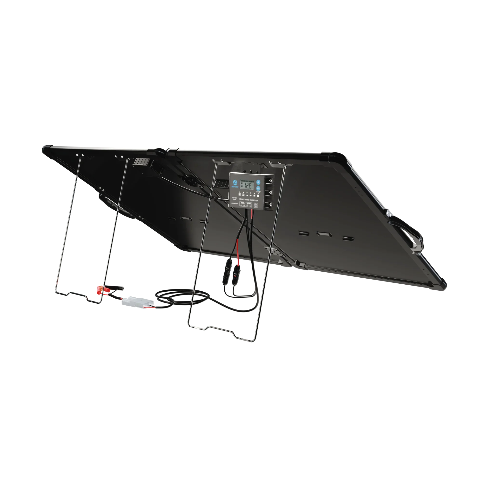 ACOPOWER Plk 120W Portable Solar Panel Kit, Lightweight Briefcase with 20A Charge Controller - We The Collective