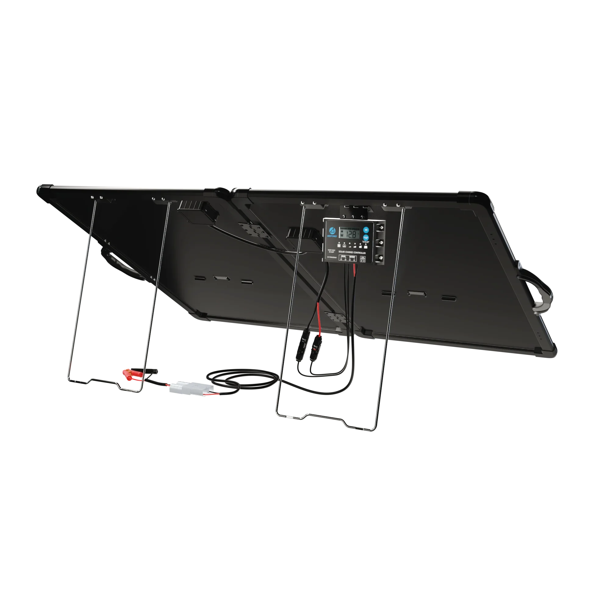 ACOPOWER Plk 120W Portable Solar Panel Kit, Lightweight Briefcase with 20A Charge Controller - We The Collective
