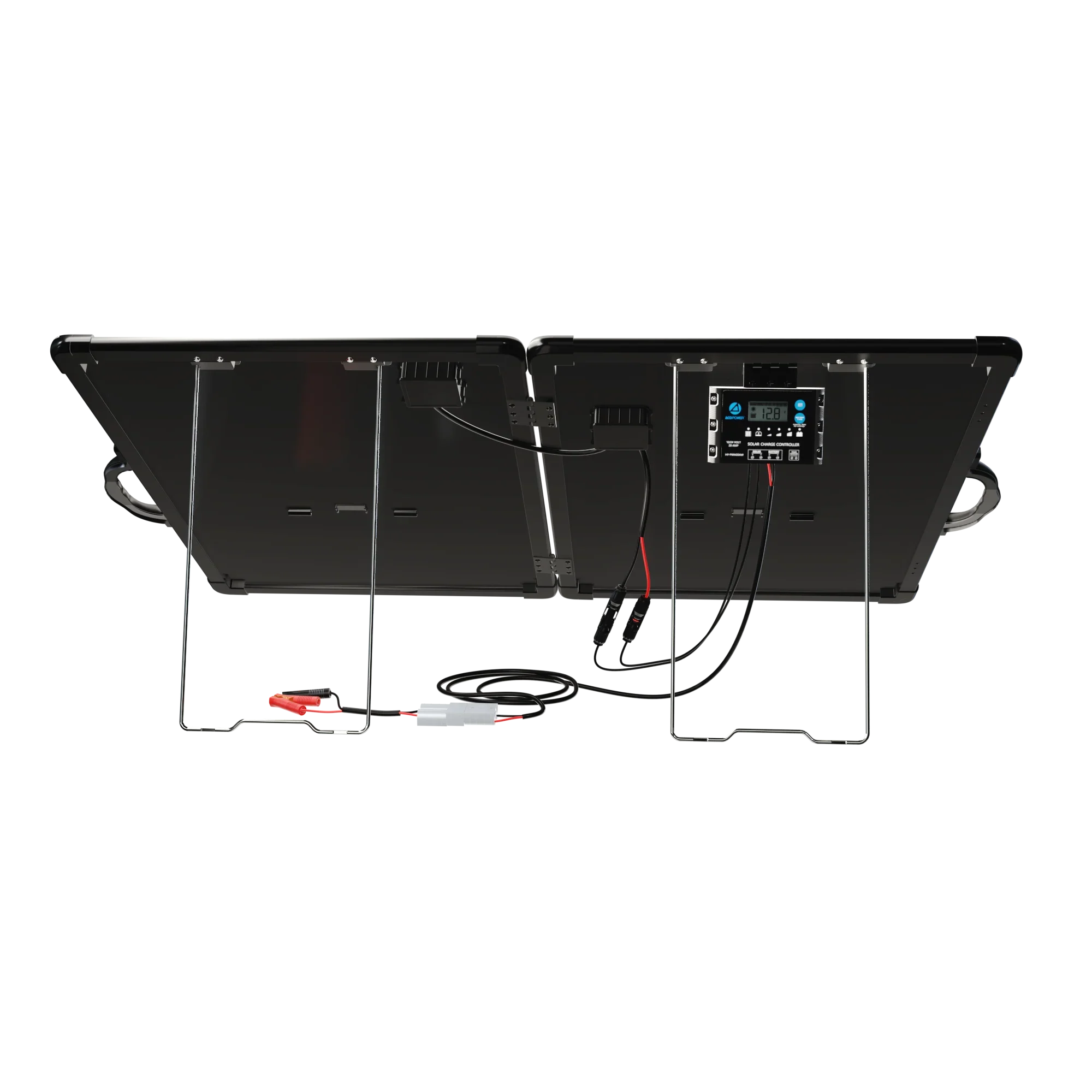 ACOPOWER Plk 120W Portable Solar Panel Kit, Lightweight Briefcase with 20A Charge Controller - We The Collective