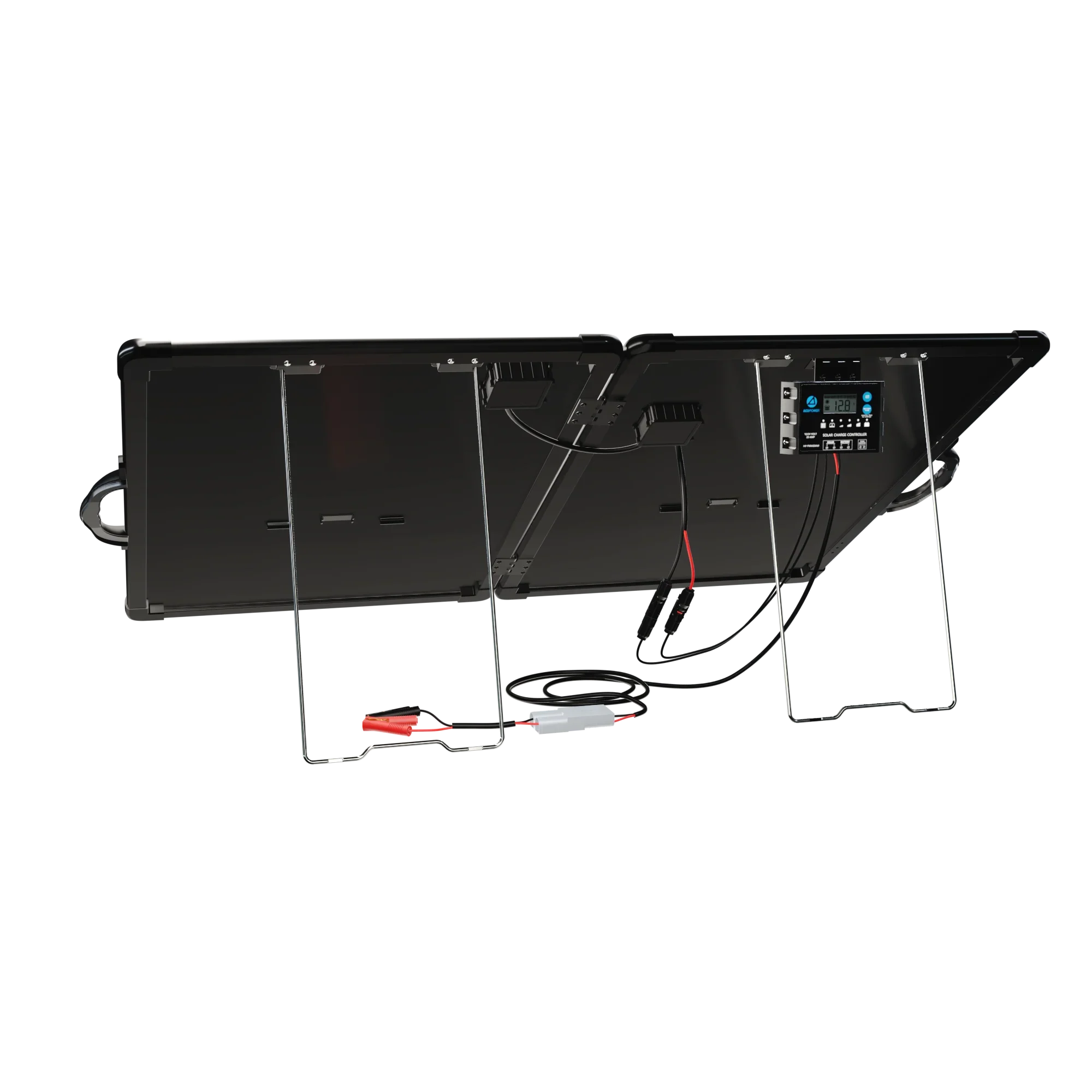 ACOPOWER Plk 120W Portable Solar Panel Kit, Lightweight Briefcase with 20A Charge Controller - We The Collective
