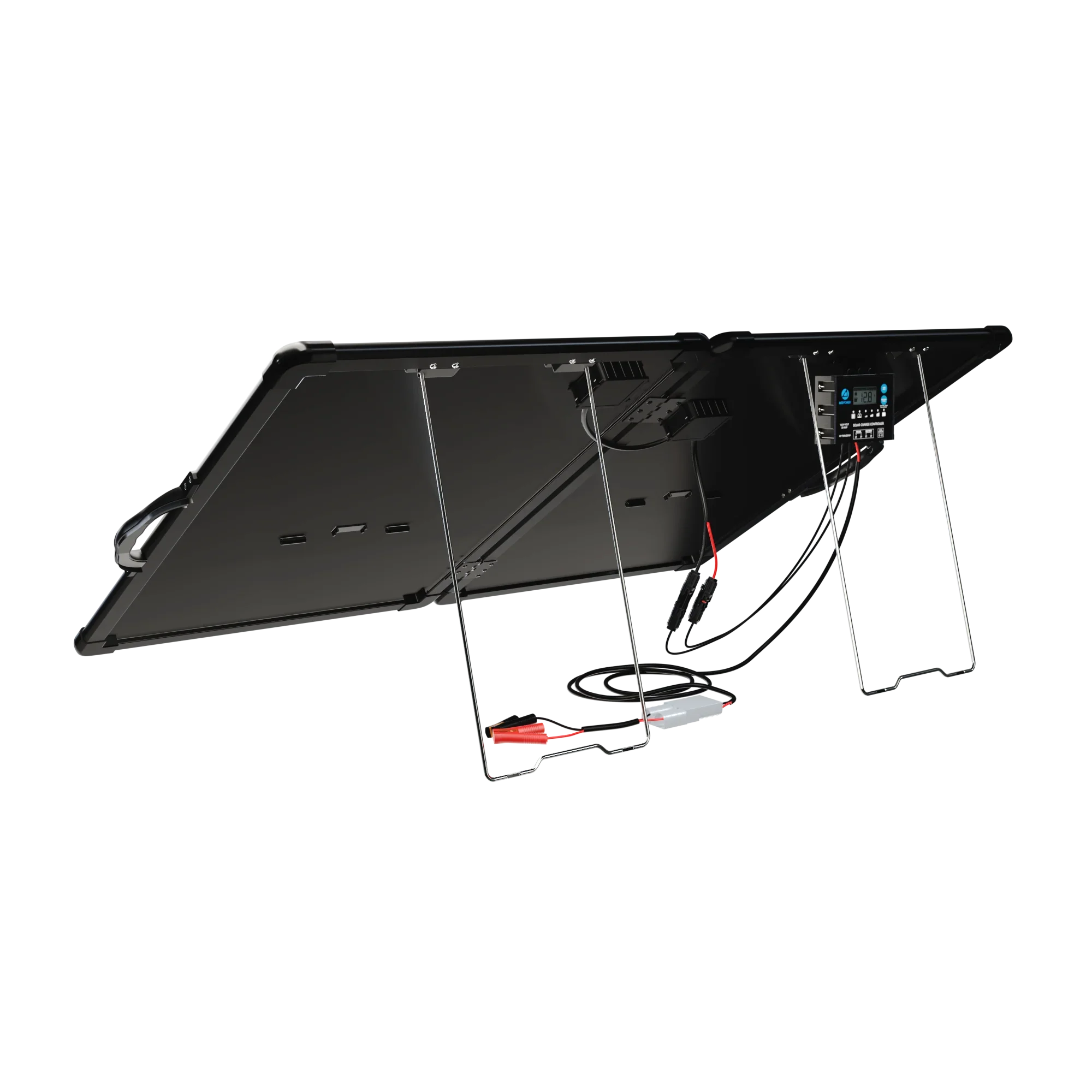 ACOPOWER Plk 120W Portable Solar Panel Kit, Lightweight Briefcase with 20A Charge Controller - We The Collective