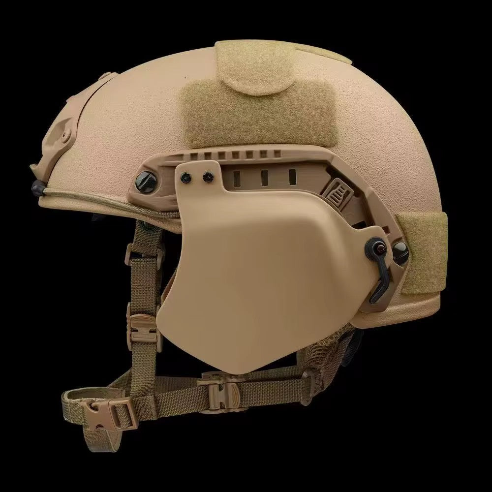 “Ear Armor” Attachable Side Helmet Protection for High Cut Helmet: Tested to LEVEL IIIA - OVERLANDERS Outfitter