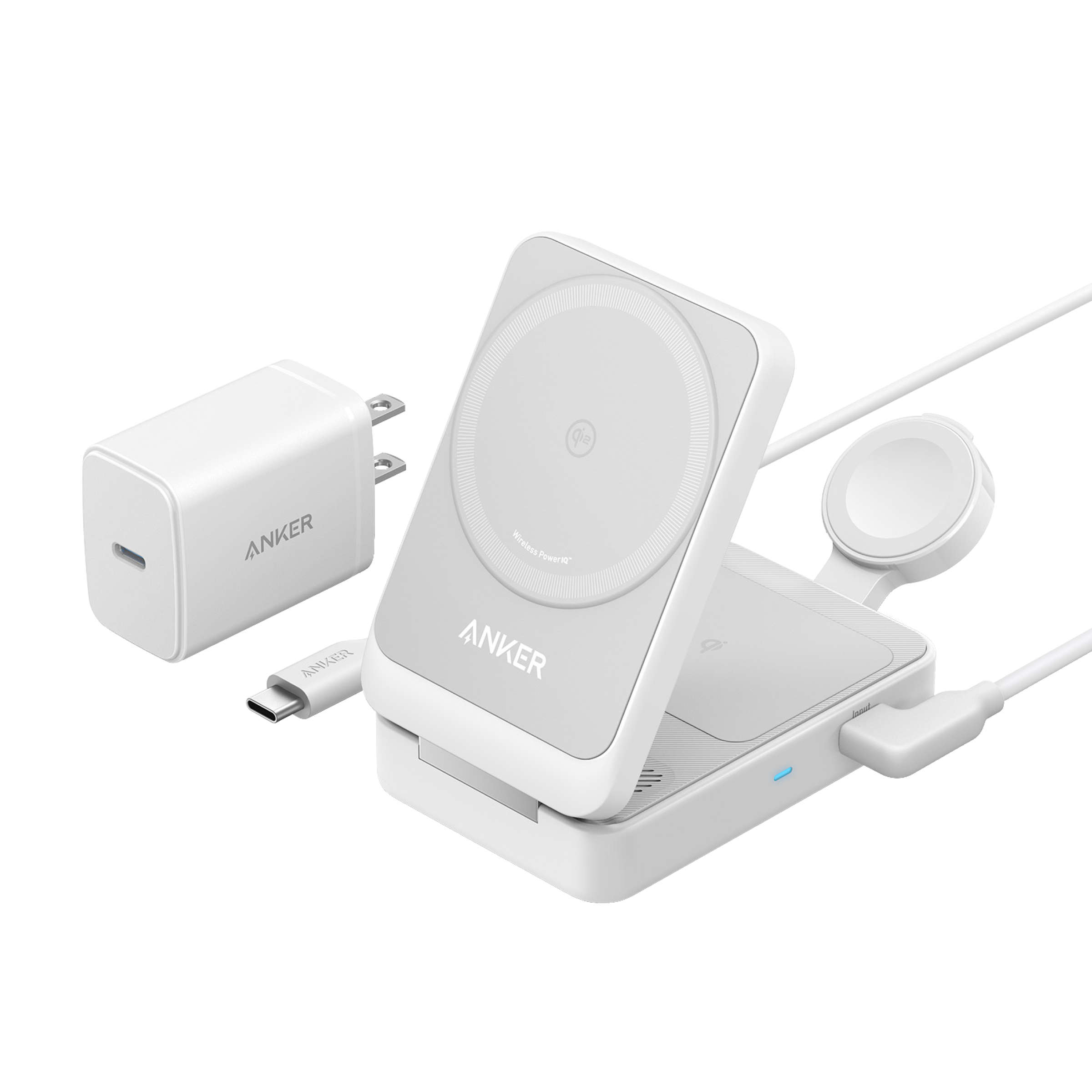 Anker MagGo Wireless Charging Station (Foldable 3-in-1) - We The Collective