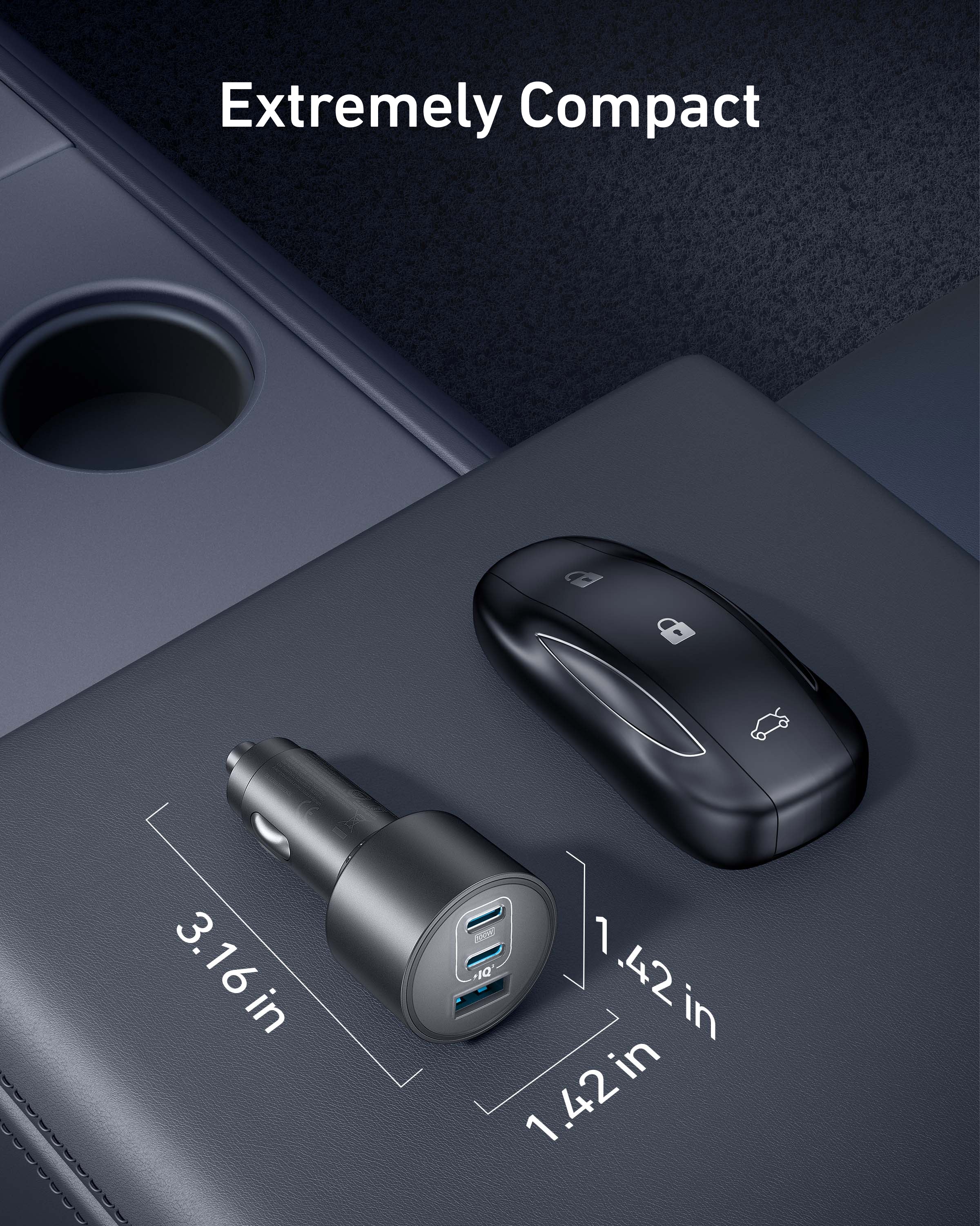 Anker Nano Car Charger (167.5W, 3 Ports) - We The Collective