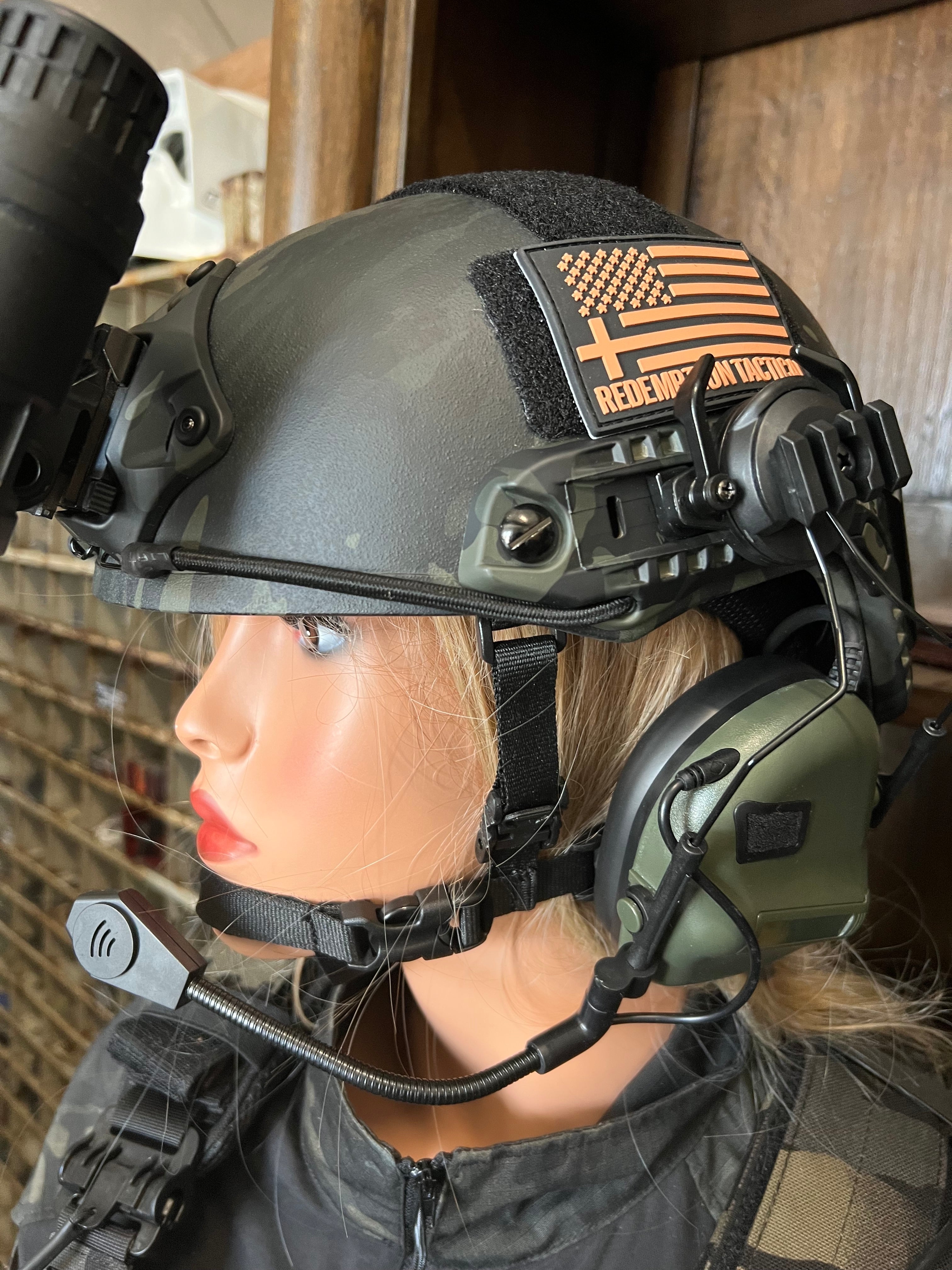 Ballistic Helmet RT2 High Cut Helmet: Tested to LEVEL IIIA (Included Arc Rails, Padding, Straps) - We The Collective