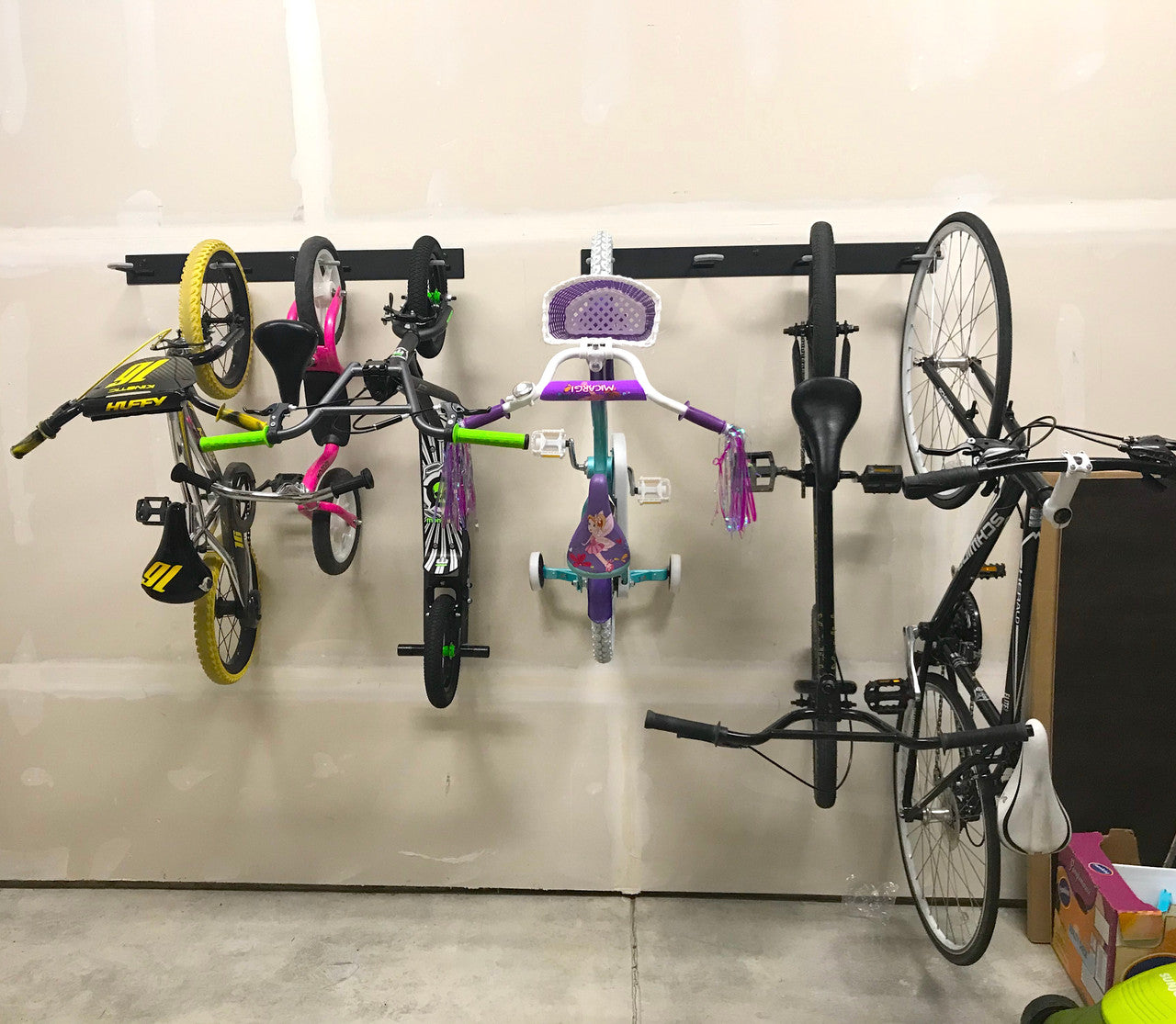 Blackstone Wall Mounted Bike Storage Rack | 4 Bikes | Black - OVERLANDERS Outfitter