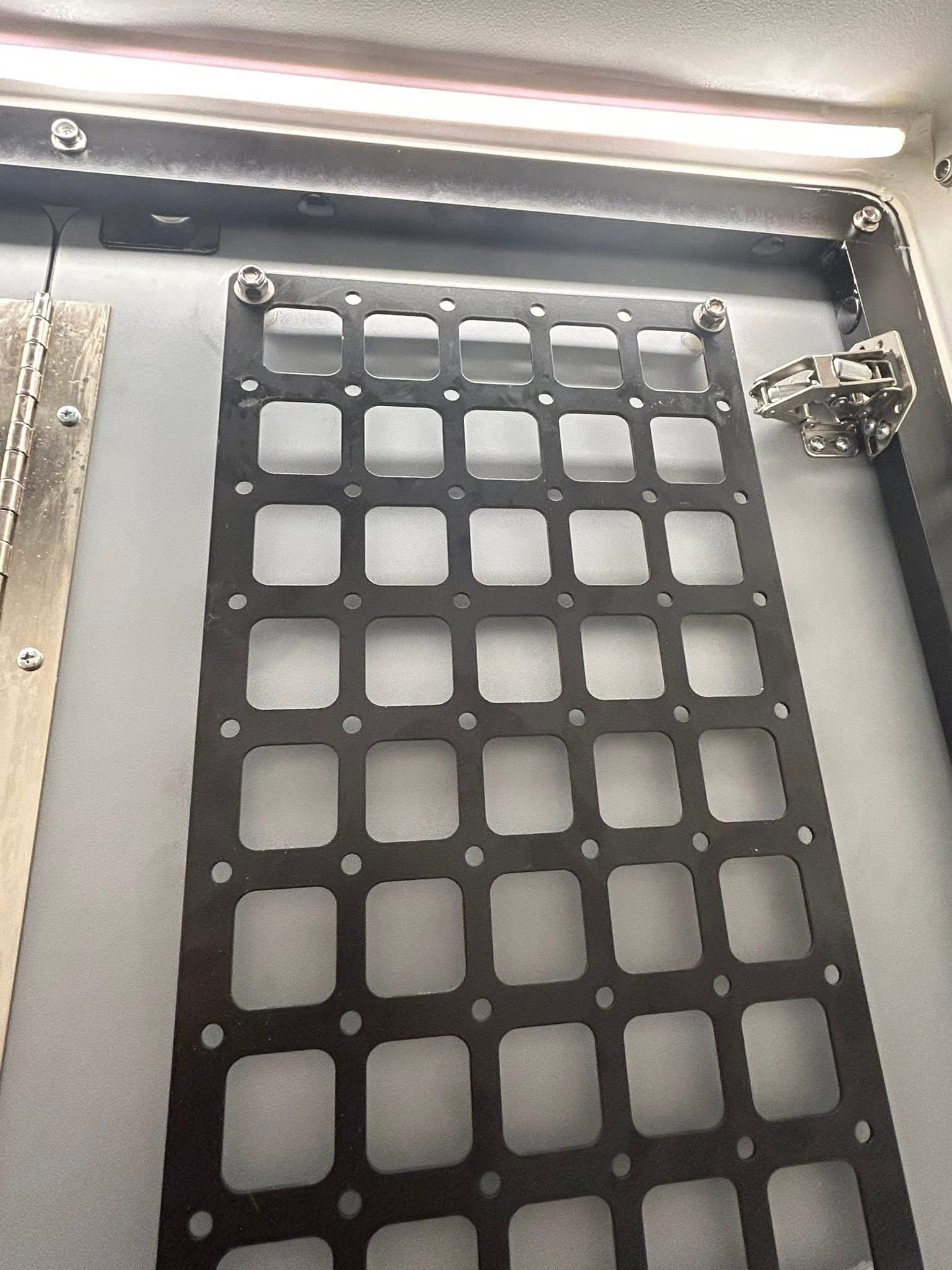 The Original Revel Shower Door MOLLE Panel by FreedomVanGo - OVERLANDERS Outfitter
