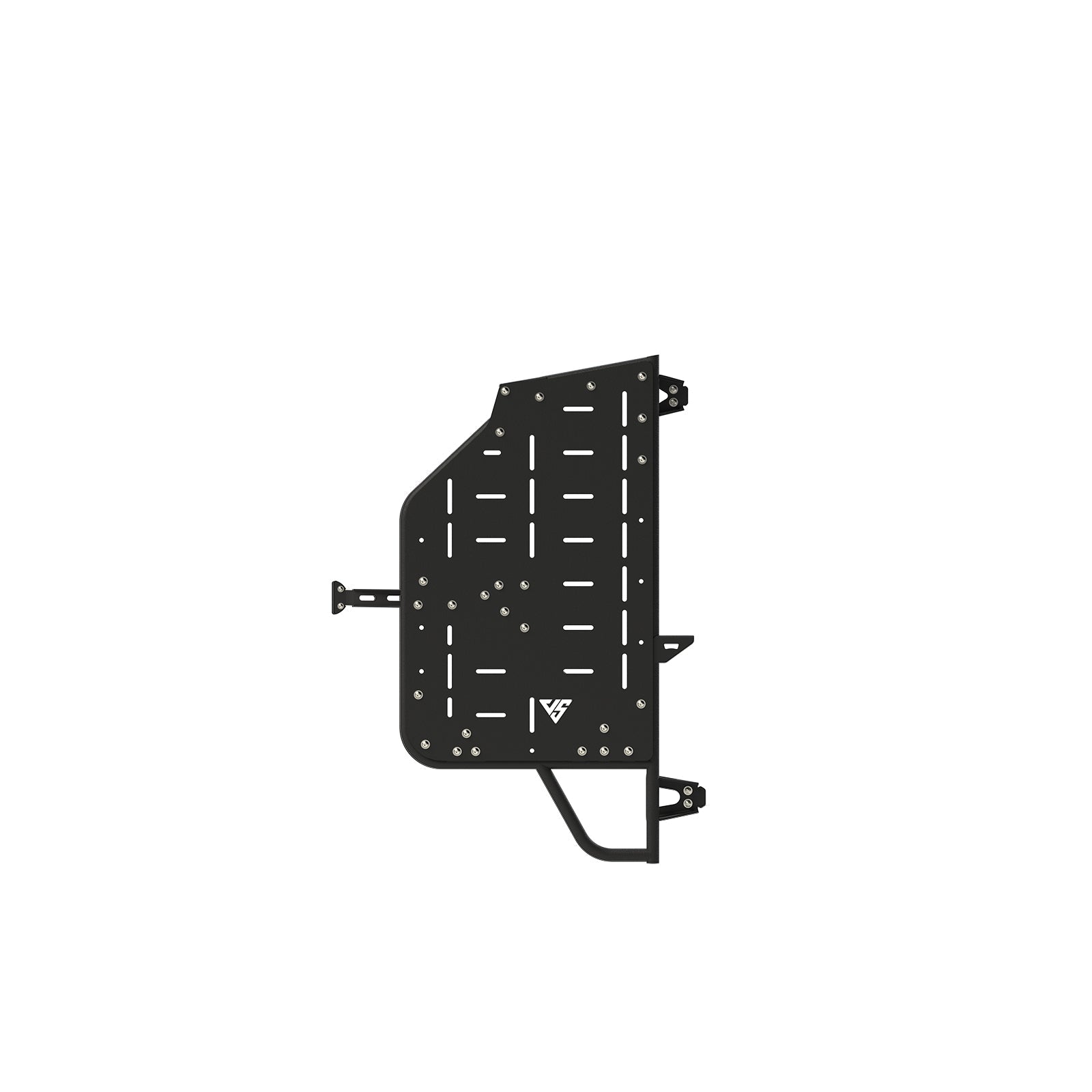 Vanspeed Sprinter Mule Carrier mounted on a van, showcasing its robust design and durable construction for outdoor use.