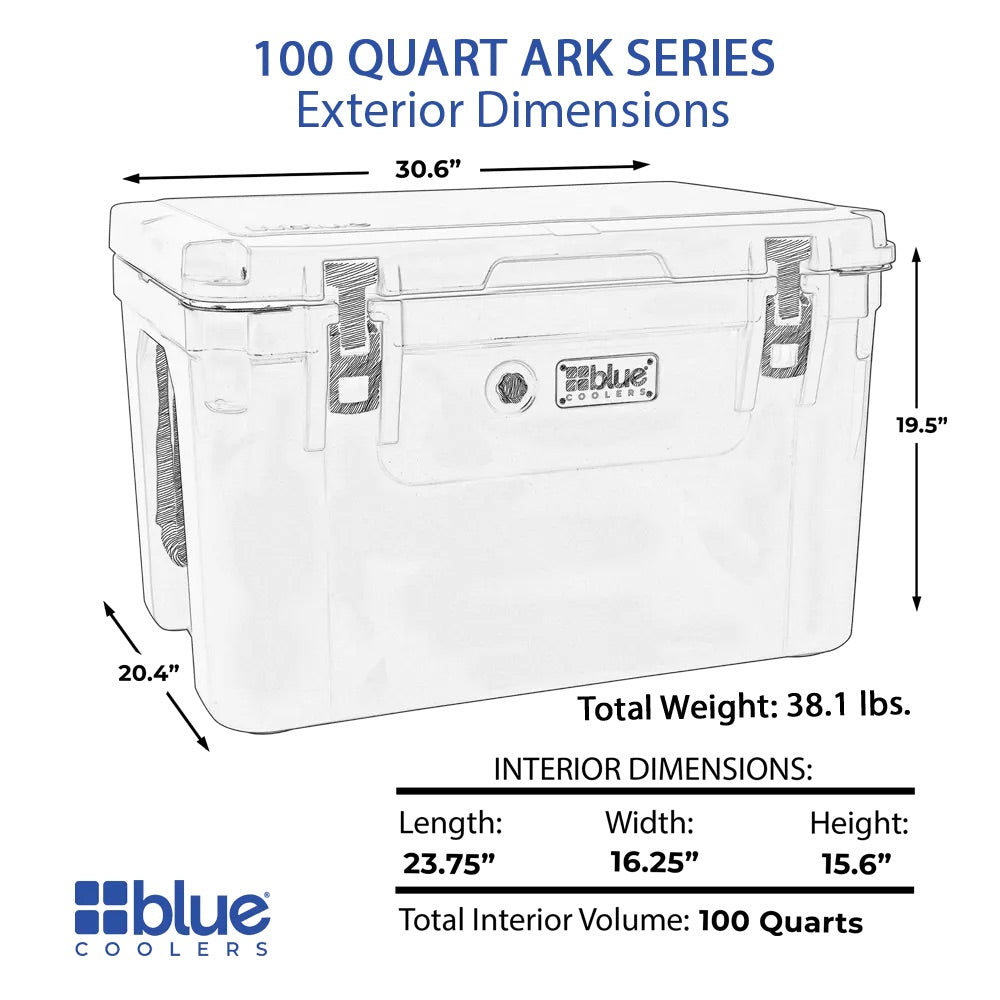 100 Quart Ark Series Roto-Molded Cooler - OVERLANDERS Outfitter