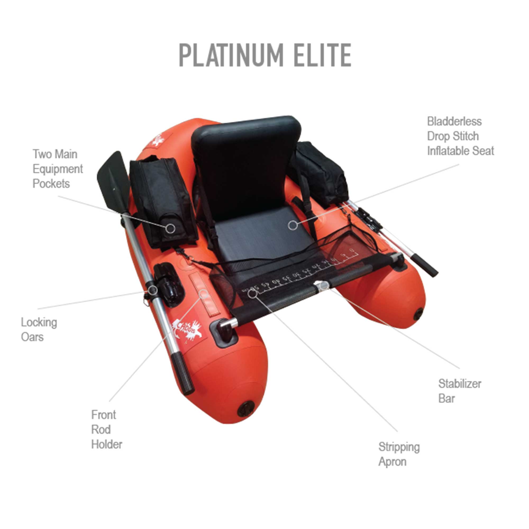 Platinum Elite Hybrid Pontoon Boat - Frameless - OVERLANDERS Outfitter