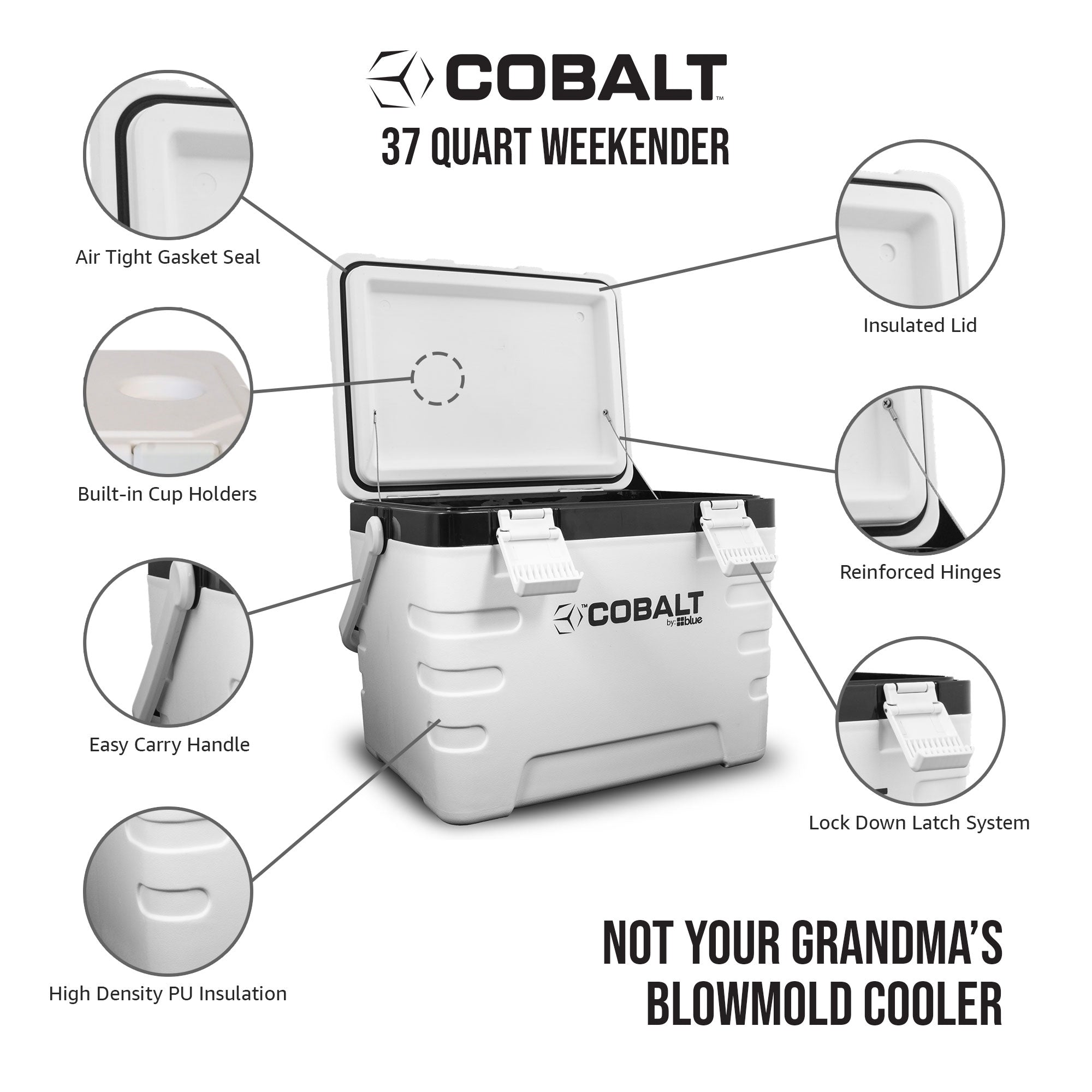 Cobalt 37 Quart Weekender Cooler - OVERLANDERS Outfitter